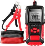 GEARCELL Car Battery Tester 12V/24V Battery Load Tester Digital Automotive Alternator Meter with Battery Cranking & Charging Tests for CAR, Motor, Truck, Boat, RV, Marine FBT-300