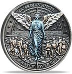 Strugglejewelry Guardian Angel Traveler's Prayer Challenge Coin with Protective Case - Ideal for Safe Journey and Protection