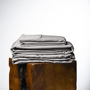 Olive + Crate Cooling Eucalyptus Sheets - SilkenSoft European Tencel Sheet Sets That are Cool Sheets for Hot Sleepers with Deep Pocket Fitted Sheets - Moisture Wicking for Night Sweats