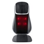 Homedics Shiatsu 3D Trutouch Massage Cushion for Neck & Back | Soothing Heat, 2 Styles, 3 Zones | Homedics