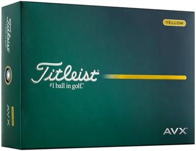 Titleist AVX Golf Balls, Yellow (one Dozen)
