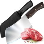 Stainless Steel Chopper-Cleaver-Butcher Knife Meat and Vegetables Chinese Cleaver Heavy Duty Bone Chopper, Chinese Chefs Knife for Restaurant or Home Kitchen - Grand Way 3180 ACW-P