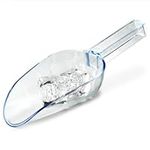 Plastic Drainer Ice Scoop Clear 7oz | Ice Bucket Scoop, Acrylic Ice Scoop