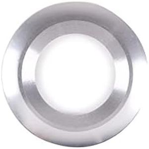 Car Roof Speaker Trim Ring，2PCS Aluminum Alloy Top Roof Speaker Audio Panel Cover for Hummer H2 H3 2003-2007 (Sliver)