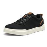 Bruno Marc Men's Fashion Sneakers Casual Comfort Canvas Skate Shoes,Size 10.5,Black,SBFS225M