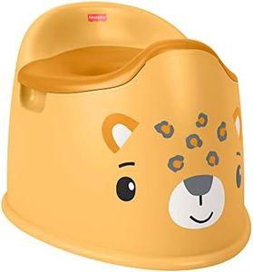 Fisher-Price Potty Training Seat, Leopard Portable Toddler Toilet with Removable Bowl and Splash Guard