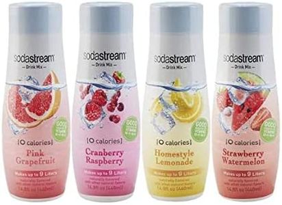 Sodastream Flavor Drink Mix Variety Set! No High-Fructose Corn Syrup, Alcohol Free & 0 Calories! Enhance The Taste Of Your Ordinary Water! Choose From Mix, Diet, Classics or Mocktails! (Mix)