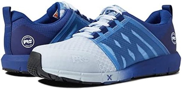 Timberland PRO Women's Radius Composite Safety Toe Athletic Industrial Work Shoe, Blue/Ice, 11