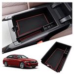 Ruiya Compatible with BMW 3er 2019-2023 BMW 4er i3(G28) i4(G26) 2023 Centre Console Storage Box, Armrest Organizer Tray Centre Console Organizer Centre Armrest Glove Box BMW 3er Accessories