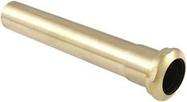 Kingston Brass Fauceture EVP1007 Century 8-Inch X 1-1/4 Inch O.D Slip Joint Brass Extension Tube, Brushed Brass