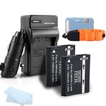 Butterflyphoto 2 Pack Battery And Charger Kit Bundle For Olympus Tough Tg-1 Ihs, Tg-1Ihs, Tg 1 Ihs, Tg-2 Ihs, Tg-2Ihs Waterproof Digital Camera Includes 2 Extended Replacement (1500Mah) Li-90B Batteries + Ac/Dc Rapid Travel Charger + Floating Strap + Microfiber Cloth