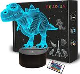 FULLOSUN 3D Dinosaur Bedside Lamp, 