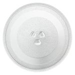 SPARES2GO Glass Turntable Plate for DeLonghi AM820CXC AM925EBY Microwave Ovens (255mm)