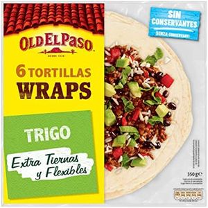 Old El Paso Tortillas de Trigo Wrap, 6 Unidades, 350g