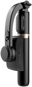 Chillitech® Phone Gimbal Stabilizer, Portable Phone Stabilizer with Wireless Remote, Portait & Landscape Modes, Tripod, Selfie Stick, Smooth Recording Capabilities