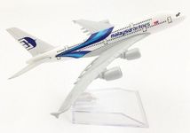 E Shopping Only for Display Diecast Aeroplane Scale Model Size -16 Cm Multicolor (MALAYSIA AIRLINES)