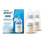 AVENT Philips Anti Colic Bottle 260ml (Twin Pack) White