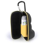 CASEMATIX Asthma Inhaler Case with Lanyard and Clip On Keychain, Inhaler Holder Designed for New Albuterol Inhaler Devices up to 4 Inches in Length- Includes Asthma Case Only