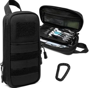 BlesMaller Tactical Pencil Case Black