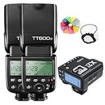 Godox TT600S 2pcs 2.4G Wireless X-System TTL GN60 High-Speed Sync 1/8000s Flash Speedlite with X2T-S Trigger Transmitter Compatible for Sony Cameras