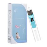 B-Arm Electric Baby Nasal Aspirator - 6 Suction Levels with Display|Rechargeable Nose Cleaner|Effective blocked nose relief for Infant & Children|Mucus Extractor/Snot Sucker for Adults (Blue, Color)