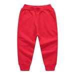 Happy Cherry Toddler Baby Girls Cute Pants Outfits Winter Clothes Toddler Baby Pants Elasticity Red 8-9T