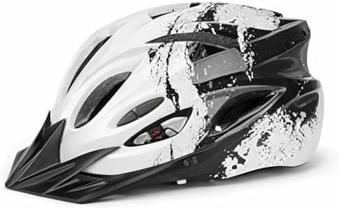 Florida Specialized in-Mold Cycling Helmet – Ultra-Lightweight Protection with Integrated Visor – Breathable Commuter Helmet for Road, MTB, & Urban Riding (White, S[50-55] cm)