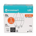 Ecosmart 4.5 watt LED Candlabra Dimmable bulb (40 watt replacement) 3 -pack