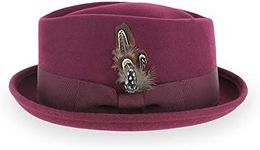 Belfry Crushable Porkpie, largeBurg