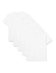 Fruit of the Loom Men's Super Premium Short Sleeve T Shirt, White, M UK