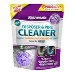 Rejuvenate Powerful Foaming Action Garbage Disposal and Drain Pipe Cleaner and Removes Garbage Disposal Smells (Lavender Scent)-6 Unit Pack