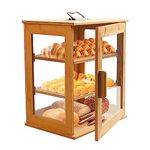 Wooden Bread Box With Shelf