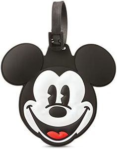 AMERICAN TOURISTER Kids' Disney Luggage Tag, Mickey Mouse Head, One Size, Disney Luggage Tag