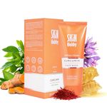 THE SKIN HOBBY Curcumin Face Wash with Saffron and Honey I For Dry,Normal & Sensitive Skin | Deep Cleansing & Skin Brightening I For Men and Women