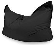 Big Brother Beanbags X-L funky bean bags, great for indoors or outdoors (BLACK)