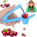 Cherry Pitter Olive Pitter Tool, Cherry Pitter Remover, Fruit Pit Core Remover with Space-Saving Lock Design for Make Fresh Cherry Dishes, Cherry Pie and Jam and Cocktail Cherries