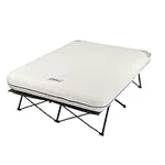 Coleman Camping Cot, Air Mattress, & Pump Combo, Folding Camp Cot & Air Bed with Side Table & Battery-Operated Pump, Great for Comfortable Outdoor Sleeping & Camping