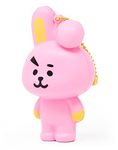 Hamee BT21 Authentic Slow Rising Squishy Ball Chain Merchandise Collectible Gift for Kids - Cooky