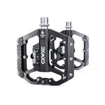 Mountain Bike Pedals Dual Function - Dual Sided Pedals Plat & Clipless Pedal - 3 Sealed Bearings, 9/16” Bicycle Platform MTB Pedals