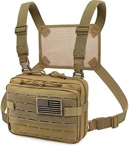 WYNEX Tactical Molle Admin Pouch of Laser Cut Design, Nylon Utility Pouches Molle Attachment Military Medical EMT Organizer with Map Pocket EDC EMT Pack IFAK Tool Holder Universal U.S.A Patch Included