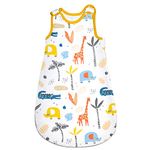 FLYISH DIRECT 0.5 Tog Sleeping Bag, Summer Sleeping Bag Baby, 100% Cotton Newborn Sleeping Bag, 0.5 Tog Baby Swaddle Bag 18 months, 83cm, Giraffe