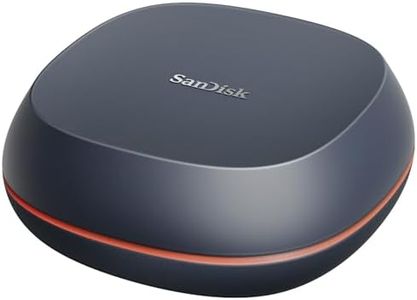 SanDisk 4TB Desk Drive SSD – Desktop External Solid State Drive, Up to 1000MB/s, USB-C, USB 3.2 Gen 2 - SDSSDT40-4T00-NA25