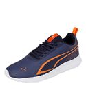 Puma Mens Fire V2 Peacoat-Vibrant Orange Sneaker - 8 UK (39281603)