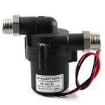 12.6 LPM - 12 VDC Solar Hot Water Pump - Can Handle temperatures up to 230F and Pressures up to 145PSI - with Three-Phase ECM brushless DC Motor. FDA, Reach,CE, RoHS, ISO9001 certificated