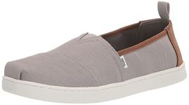 TOMS Unisex Kids Alpargata Espadrilles, Drizzle Grey, 3.5 UK