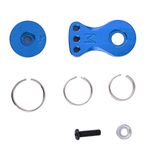 Tbest Buffer Ring Gear Arm, 25T Steering Servo Horn Arm for 1/10 1/8 RC Vehicle (M Model) (Blue（N10221NB）) Servo Saver 25T Model Toy