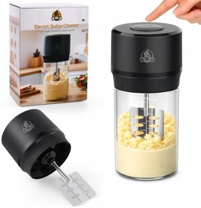 IFOLO One-Touch Electric Butter Churner with Borosilicate Jar