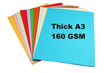 True-Ally 20 Sheets A3 Colored 160-180 Gsm Heavy Cardstoke Pastel Sheets Acrylic Art And Craft Paper Double Sided Colored Diy Craft Smooth Finish For Origami, Craft, Greeting Card Making (20)