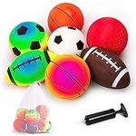 EVERICH TOY Balls for Toddlers 1-3 Balls for Kids Toddler Ball Toddler Sports Balls - Set of 7 Sports Balls,Ball Toys for Toddlers 1-3,Baby Sports Balls