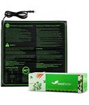 MET Certified Seedling Heat Mat, Seedfactor Waterproof Durable Germination Station Heat Mat, Warm Hydroponic Heating Pad for Indoor Home Gardening Seed Starter (1 Pack-20" X 20")
